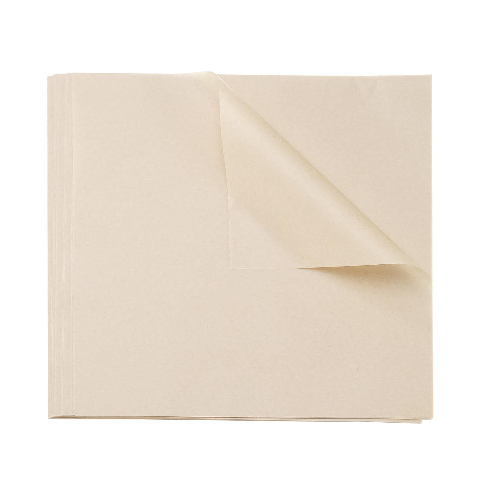 sourcing map 100pcs Parchment Paper Square Sheets 7.09" x 7.09" Oil-Absorbing Dry Food Wrapping Paper for Sandwich Baking Paper Liners Picnic Basket Bread Hamburger Wrap Kitchen, Wood Color