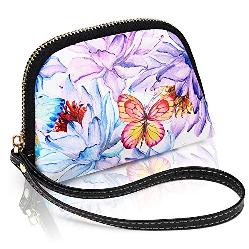 (Bundle of 2 Sets) APHISON Small Crossbody Bags Women Cell Phone Shoulder Bags Microfiber leather Wallet and and Womens RFID Blocking Zipper Card Holder Wallet Phone Purse
