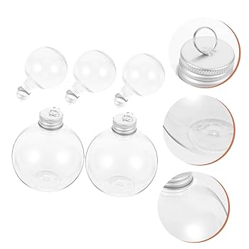 【いろっち】「送料無料」エリプス ５０粒入ボトル １２本セット！ Amazon.co.jp: NUOBESTY 30個 クリスマス球形ボトル 透明な充填