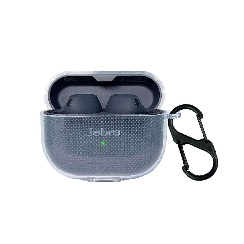 FTRONGRT Jabra Elite 8 Active ile Uyumlu Kılıf, Yumuşak Silikon