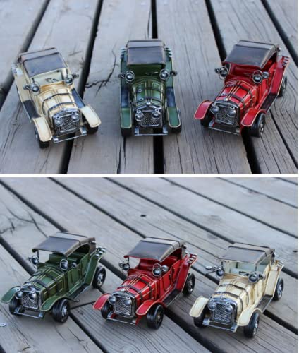 クラシック自動車型装飾品 Amazon.co.jp: 彫刻の装飾 鉄板クラシックカーモデル装飾品金属工芸品