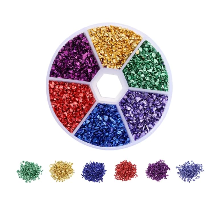 60g Crushed Glass Stones Resin Filling For DIY Epoxy Resin Broken Stone Art Decoration Making