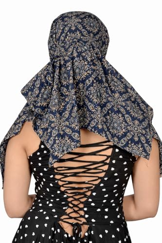 Image of Scarf For Girls 100% Pure Cotton Hand Block Printed Square