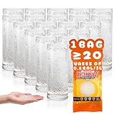 ANZON MORIES Clear Water Beads 3 Size Options (205k Pcs Bulk Pack Fill More Than 20 Vases), Gel Bead for Wedding Centerpiece Table Decoration, Vase Fillers, Floating Candles, Christmas Decor Jelly