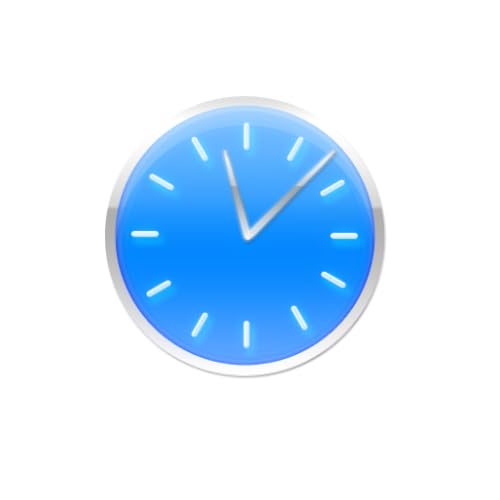 Blue Clock Widget