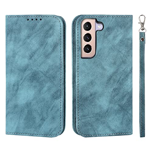 Étui portefeuille Galaxy S22 5G Gris ciel avec porte-cartes Havaya