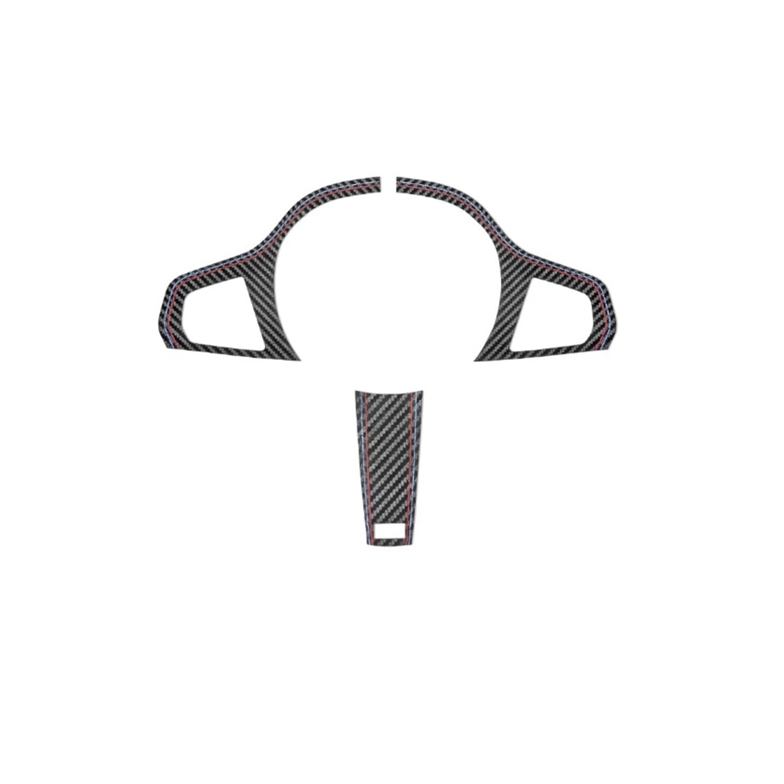 Accessori interni Per BMW Per G30 Per G20 Per F40 Per G21 Per G28 Per G11 Per G12 Per Z4 Per G32 Adesivi Per Cornici Pulsanti Del Volante modanature interne(Carbon Fiber Leather)