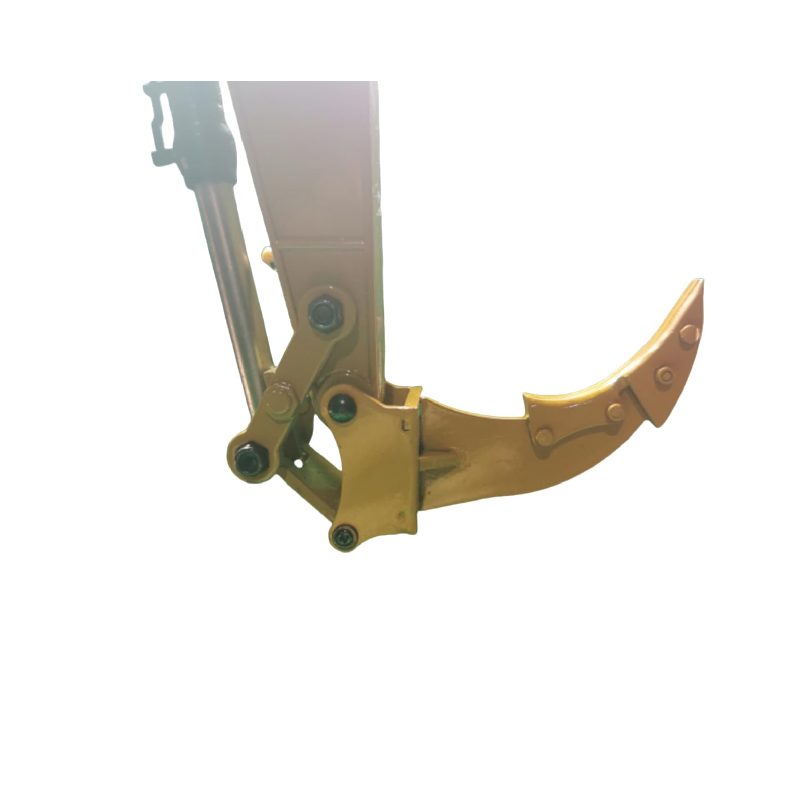 XHSESA Full Metal Excavator Ripper Attachment - Compatible with Huina 550/580/592 Models - High-Simulation A3 Steel Tractor Upgrade Part