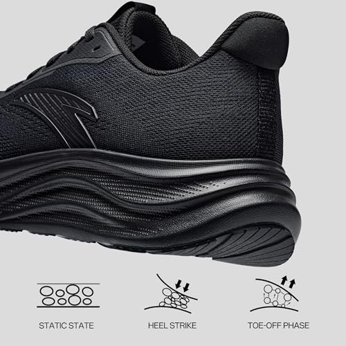 Men’s Running Shoes, Lightweight Cushioned Breathable Sneakers, Comfortable Trainers with Slip Resistant Outsole for Jogging, Walking and Daily Workout3