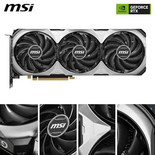 GeForce RTX 4060 Ti Ventus 3X E 8G OC Scheda grafica - 8 Go GDDR6 128 Bits, 18 Gbit/s, PCI Express 4, 2565 MHz, Ventole TORX 4.0 - Scheda video - Immagine 6