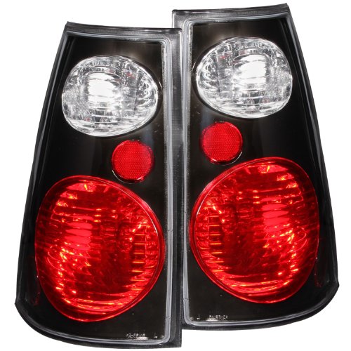 Anzo USA 211087 Ford Explorer Sport Trac Black Tail Light Assembly - (Sold in Pairs)