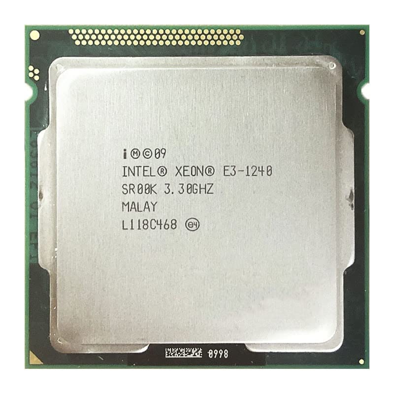 HegemIntel Xeon E3-1240 E3 1240 3.3 GHz Quad-Core Eight-Thread CPU Processor 8M 80W LGA 1155 NO FAN