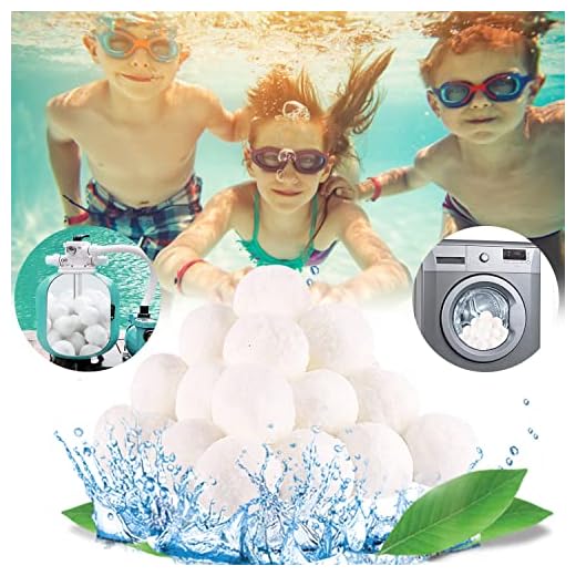 vewicokop Pool FilterBalls 700g, Polysphere Filterbälle für Sandfilteranlagen, Poolfilterballchen Können Ersetzt 25kg Filtersand für Schwimmbad, Filterpumpe,Aquarium, Sandfilteranlage