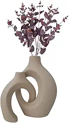 Vasos Decorativos De Cerâmica Entrelaçados (02 Ninho)