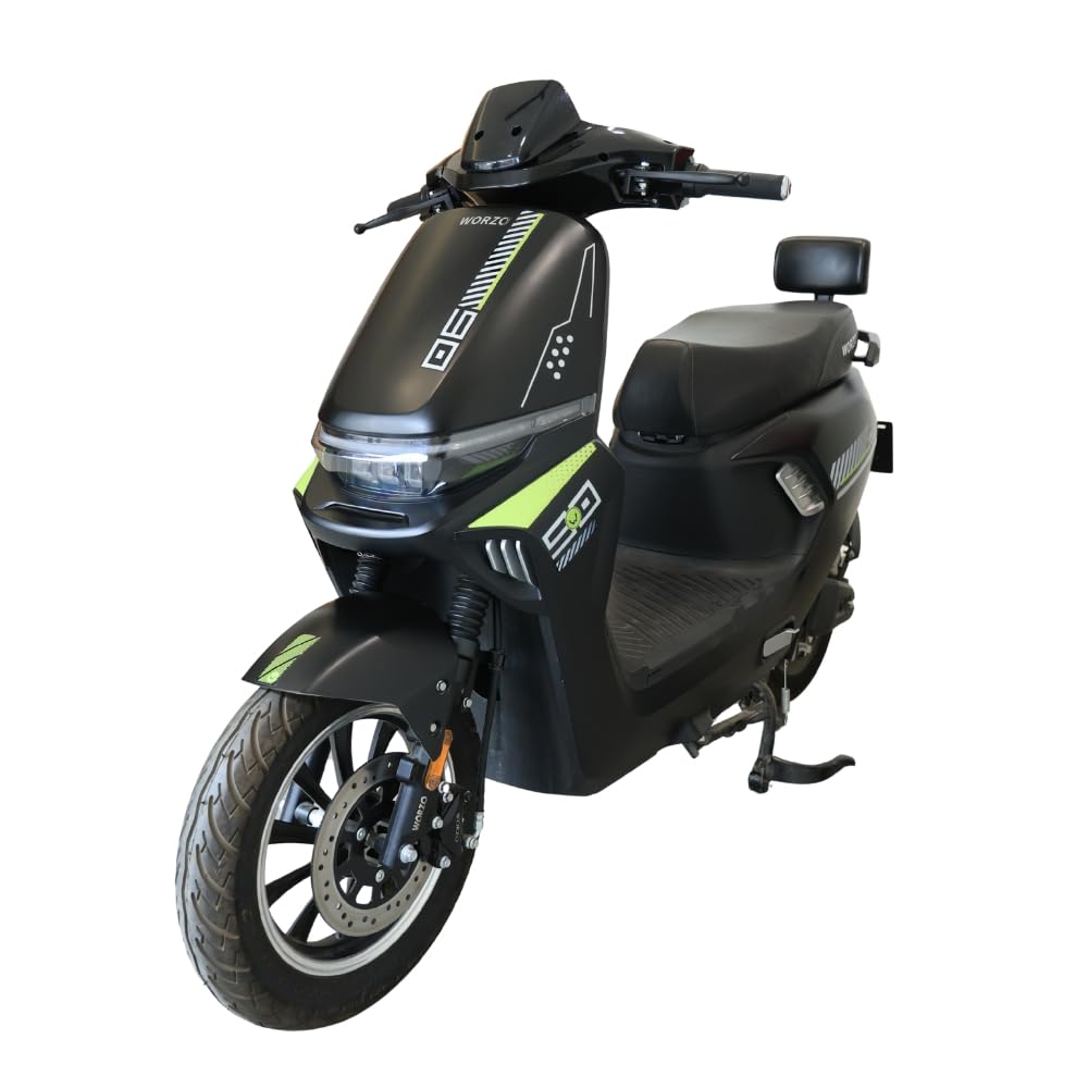 Worzo Zx1 Low Speed Electric Scooter Non Rto With 80-90 Km, Matt