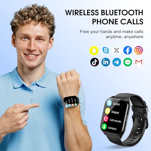 Smart-Watch-for-Men-WomenAnswerMake-Calls-185-HD-Touch-Screen-Fitness-Watch-with-Sleep-Heart-Rate-Monitor-112-Sports-Modes-IP68-Waterproof-Activity-Trackers-Compatible-with-Android-iOS