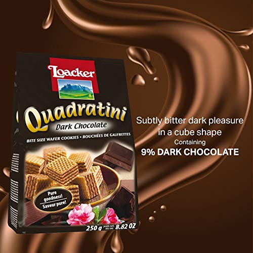 Image of Loacker Quadratini Dark Chocolate, 250g