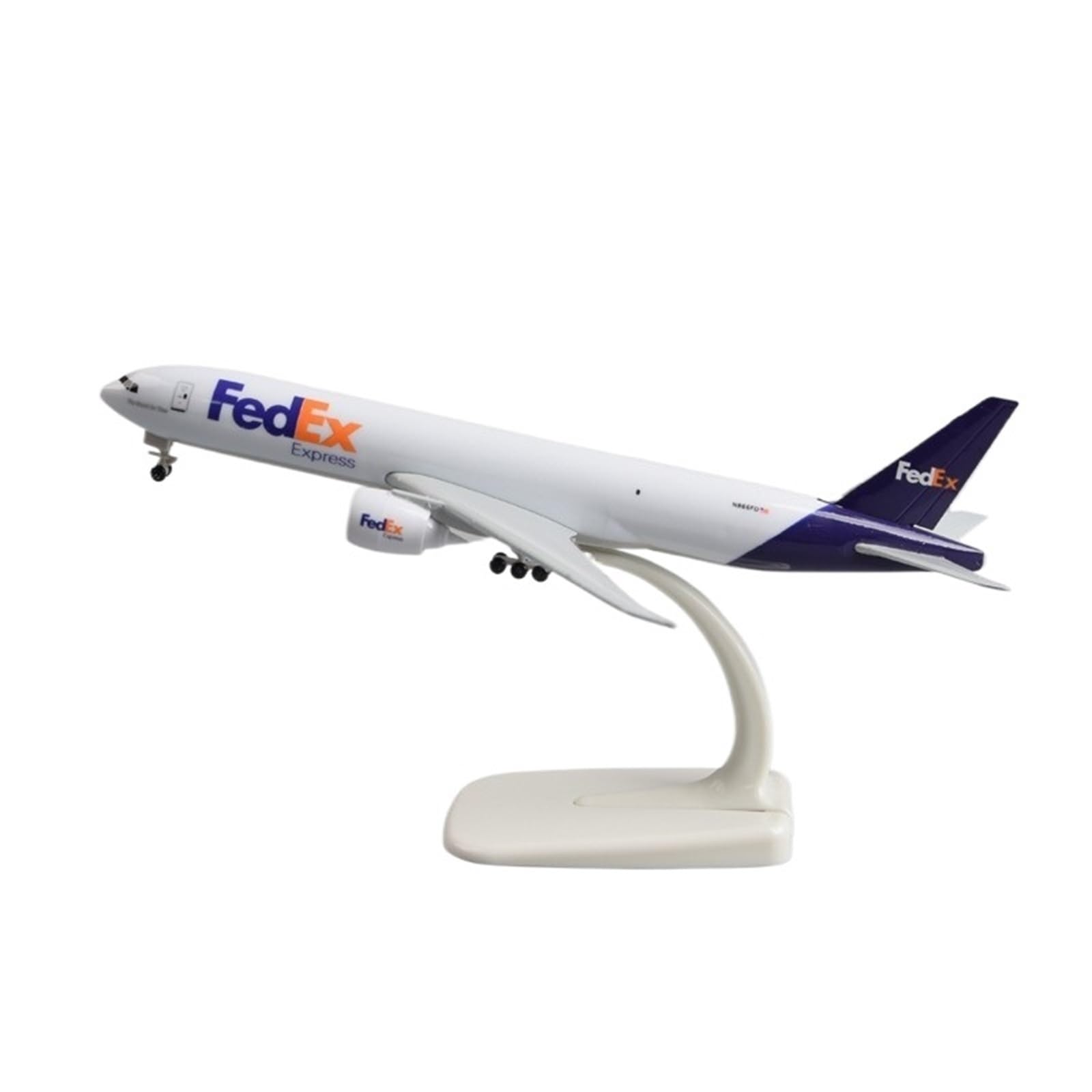 Repliki modeli samolotów 20cm odlewany metalowy samolot 1:400 dla FedEx dla Boeing 777 samolot transportowy skala Model samolotu miniaturowy model samolotu
