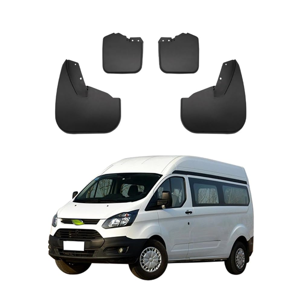 Car Mud Flaps for Ford Transit Tourneo Custom 2012-2023,Fender Guard Splash Guards Front Rear Mud Guards Fender Flares Mudflaps Set Accessories