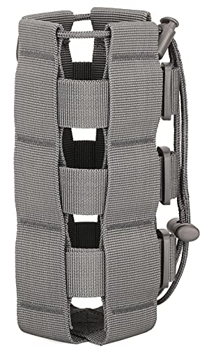 SunForMorning Molle Water Bottle Holder, Tactical Molle Water Bottle Pouch, Tactical Backpack Attachment Pouches, Grey