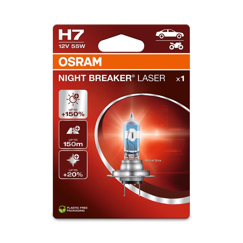OSRAM H7 Lampadina faro di profondità 55W Abbagliante 64210NL-1BL