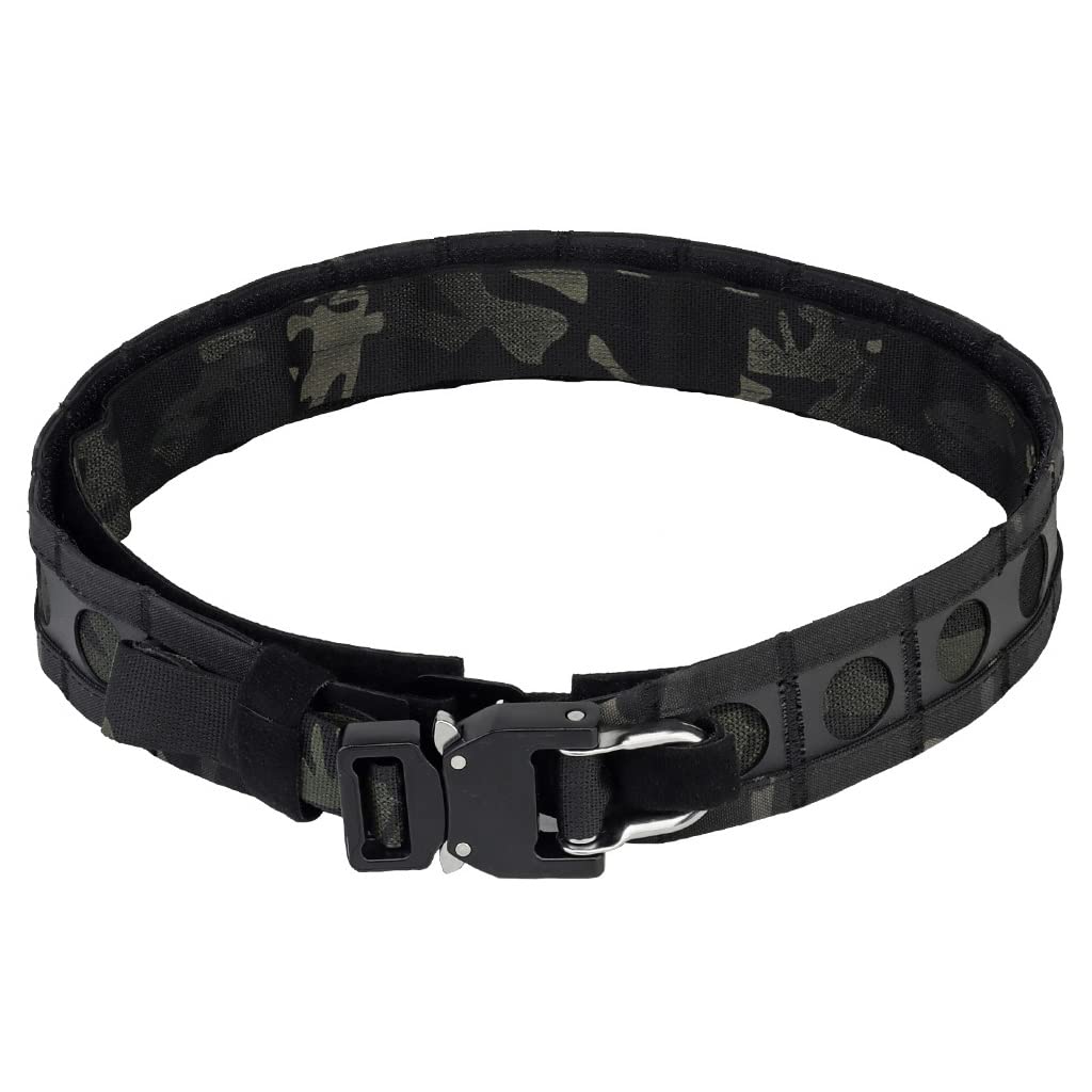 Ceinture Tactique Légère TS TAC-SKY à Deux Couches – Boucle Rapide Métal, Compatible MOLLE, Profil Bas, Pour Airsoft Et équipement