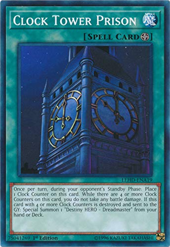 Yu-Gi-Oh! - Clock Tower Prison - LEHD-ENA19 - Common - 1st Edition - Legendary Hero Decks - Destiny Hero Deck