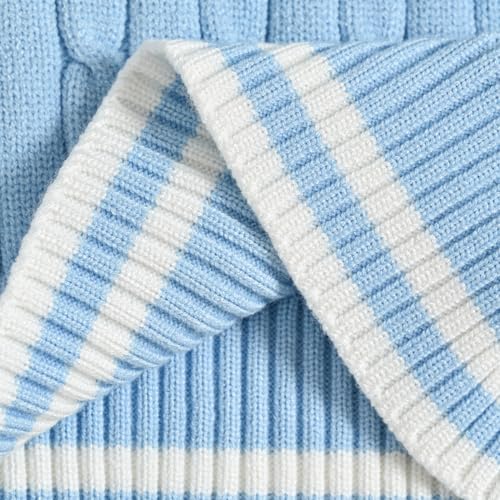 Image of Women's Sweater Vest,Y2K Sleeveless Pattern Preppy Style Knitted Crop Tank Top for Girl