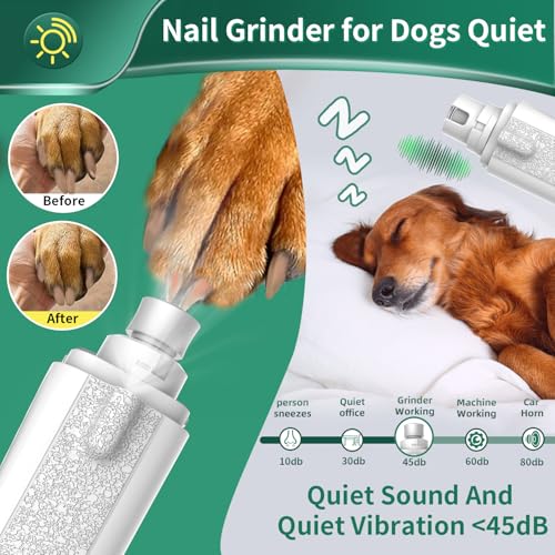 Image of CATPICK 2-in-1 Cat Nail Clippers & Dog Nail Clippers Trimmers for Large Medium Small Dogs Cats Claw Trimmer Quick Sensor and Safety Guard USB Rechargeable with 2 LED Lights Dogs Nail Trimmer