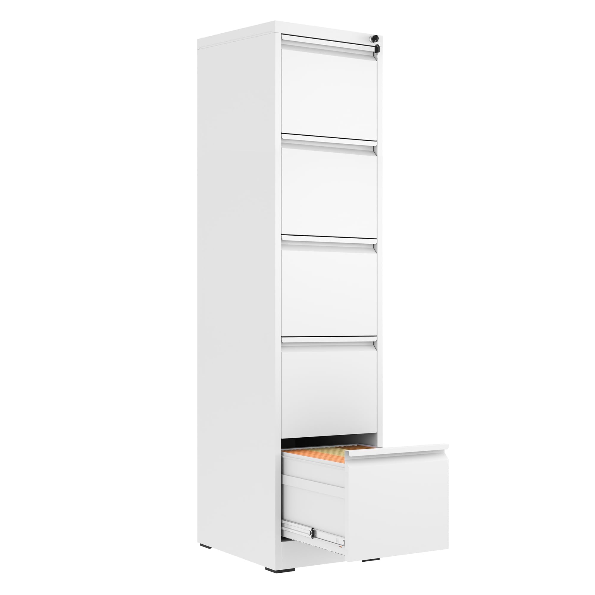 5 Drawer File Cabinet with Lock,Metal File Cabinet for Home Office