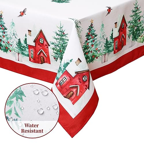 Christmas-Tablecloth-60-x-120-Christmas-Decorations-Table-Cloths-Rectangle-Xmas-Tree-Farmhouse-Christmas-Table-Cover-Rustic-Party-Outdoor-Table-Cloth Christmas Tablecloth 60 x 120 Christmas Decorations Table Cloths Rectangle Xmas Tree Farmhouse Christmas Table Cover Rustic Party Outdoor Table Cloth