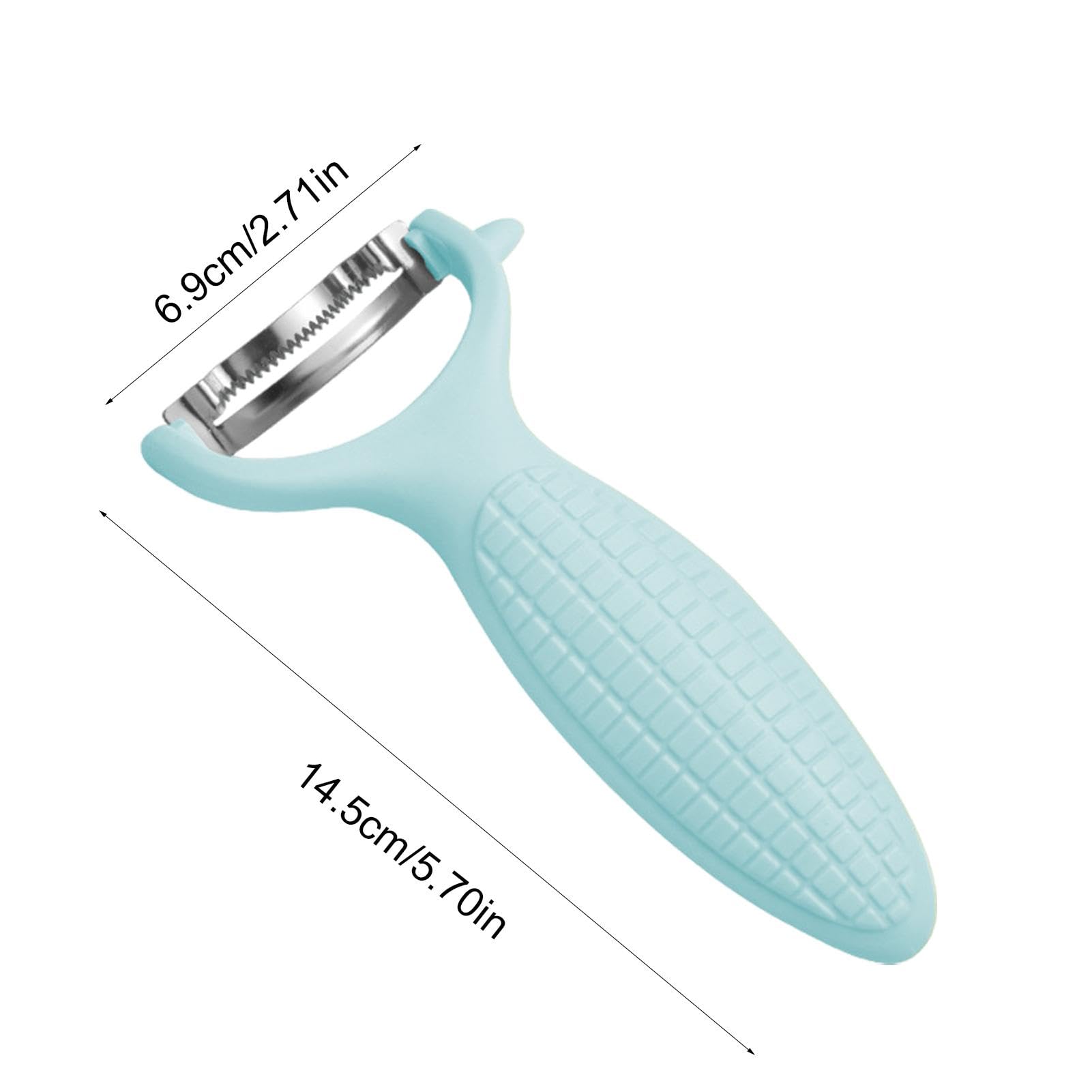 Pelapatate Per Mais da Cucina, 3 Pezzi, Strumento Per Sbucciare Mais in Acciaio Inossidabile, Trebbiatrice Per Pannocchie Per Gadget da Cucina