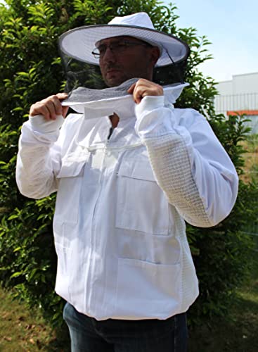Qualitäts Imkerjacke, Spezialausführung mit Körperventilation !! Atmungsaktive Baumwolle in optimaler Grammatur… – Bild 5