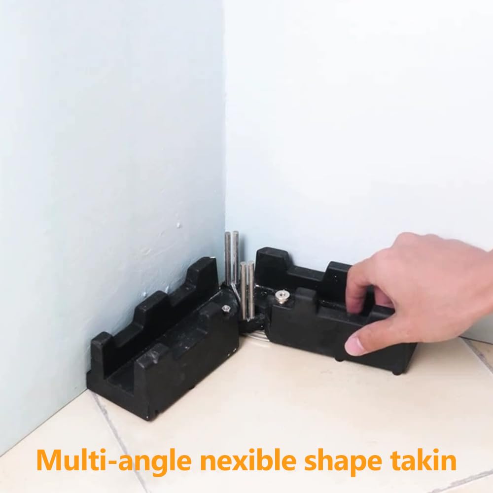 Utensile da Taglio per Angoli Obliqui, Utensili per Taglio Angolare 2 in 1, Strumento di Misurazione per Taglio Obliquo 85-180° per Misurare e Trasferire, Calibro per Segatura Lavorazione del Legno