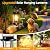 Solar Lanterns Outdoor Waterproof, Bright Hanging Solar Lights for Outside, Upgraded Lanterns Solar Powered Lighting for Garden Patio Porch Tree Decor (Warm Light, 2 Pack)