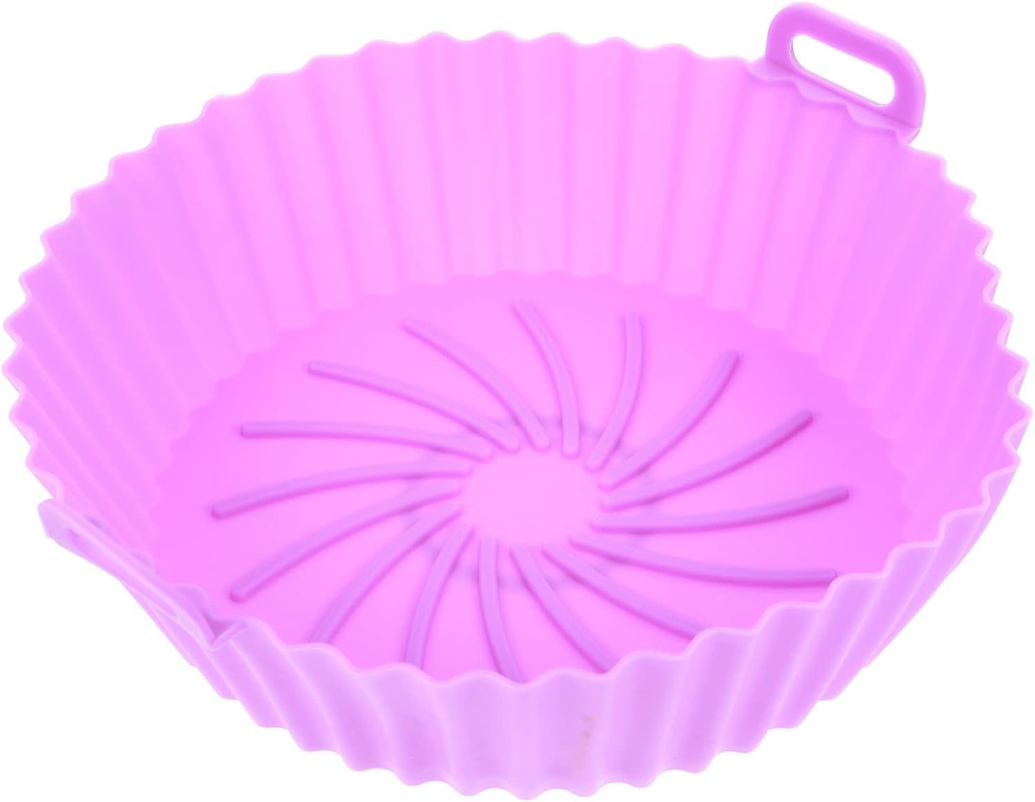 Air Fryer Silicone Liner with Handle Non Stick Baking Pad for Air Fryer Design Food Grade Silicone Easy to Clean for Meats Vegetables and Snacks Air Fryer Silicone Liner with Handle Non Stick Baking Pad for Air Fryer Design Food Grade Silicone Easy to Clean for Meats Vegetables and Snacks