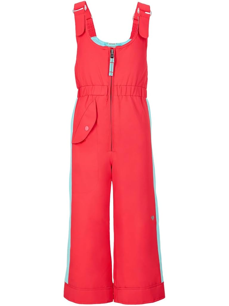 Pink Obermeyer Snoverall Stripe Bib Pants (Toddler/Little Kid/Big Kid)