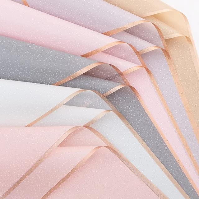 Gift Wrapping Paper Gift Wrapping Sheet Gift Wrap Paper Gift Papers Paper Tissues Sheets Double Sided Waterproof 58 * 58cm 6 Colors 6 Sheets ورق لف هدايا (Pack of 6 sheets 6 colors, Fashionable)