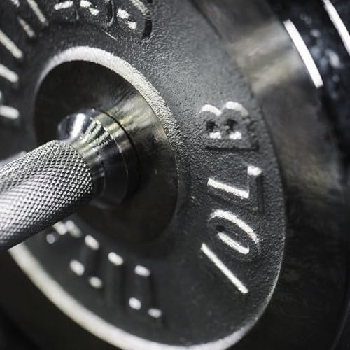 Image of Titan Fitness 200 LB Adjustable Chrome Dumbbell Set, Pair of 100 LB Dumbbells, Durable Chrome Plates, Medium Knurl Grip Handles, Includes Four Star Collars, Space-Saving Home Gym Equipment