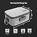 Egooz Large Smell Proof Bag with 11 PCS Accessories - Waterproof On the Go Smell Proof Containers Case with Lock for Travel and Home, Kitchen Odorless Box for Storing Your Products, Grey