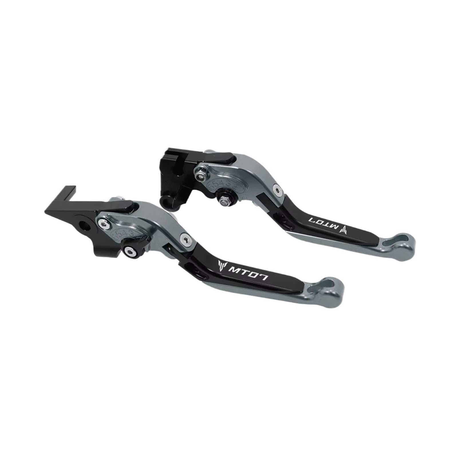 Ywqjiopm 4 Motorcycle Brake Clutch Lever For Mt-07 Fz-07 Mt 07 Fz07 Mt07 Fz 07 201-2023 Motorcycle Adjustable Folding Extendable Brake Clutch Levers Handle