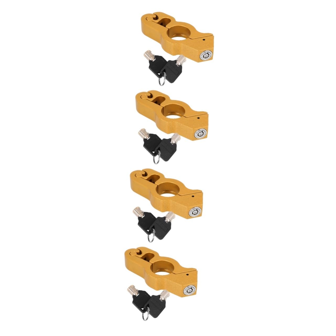 iplusmile 4 Piezas bloqueo de coche eléctrico Bloqueo manillar motocicleta o del manillar o de freno de scooter para de scooter de aluminio