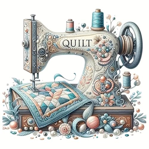 5D Sewing Machine Diamond Art Kits for Adults...