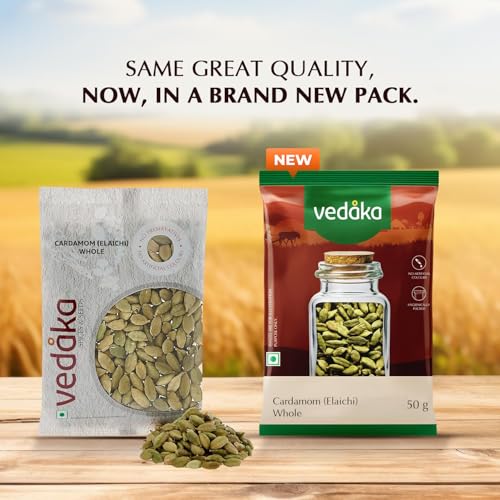Image of Amazon Brand - Vedaka Cardamom (Elaichi) Whole, 50 g, Small