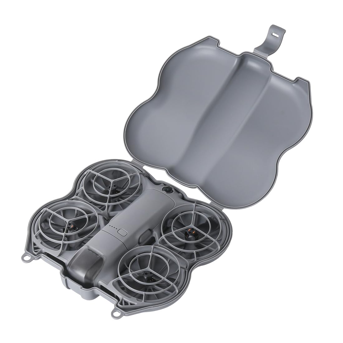 Travel Waterproof Case for DJI Neo 2 Fly More Combo Accessories, Hard Compact Protective Storage Bag, Shockproof Dust-proof for Neo 2 Backpack Transport Outdoor Use (gray)