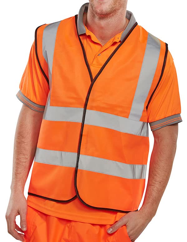 Gilet Sicurezza Giallo/Arancione - Taglia XXL | Norma EN471 | Per Auto E Emergenze - Foto 5