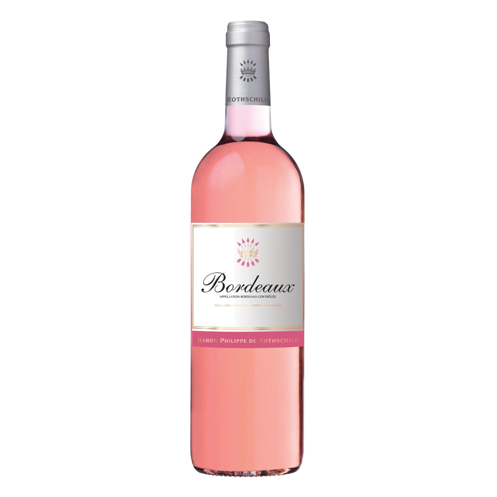 Rothschild Bordeaux AOC Rosé, Trockener Roséwein aus Frankreich (1 x 0,75l)