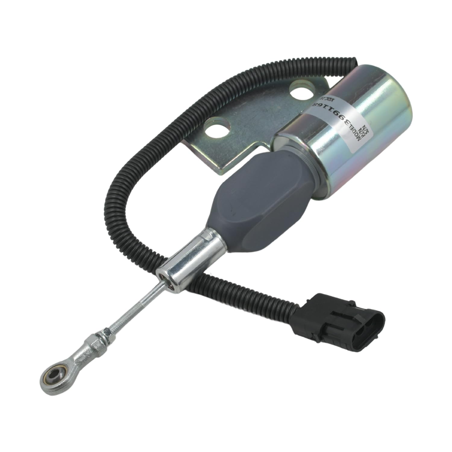 3991168 3964628 24 V Kraftstoffabschalt-Magnetspule, kompatibel mit Hyundai Bagger R130 R140LC-7 R170, kompatibel mit Koffer-Planierraupen 1150H 550G 1150G 850G Landwirtschaftliche Traktoren