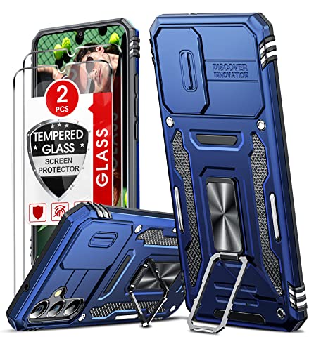 LeYi Objektivschutz Hülle für Samsung Galaxy A34 5G Ringhalterung...