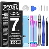 Akku für iPhone 7 mit Hoher Kapazität, li-Polymer Interner Akku Kompatibel mit iPhone 7 A1660 A1778 A1779 Ersatzakku mit Reparaturset Kit